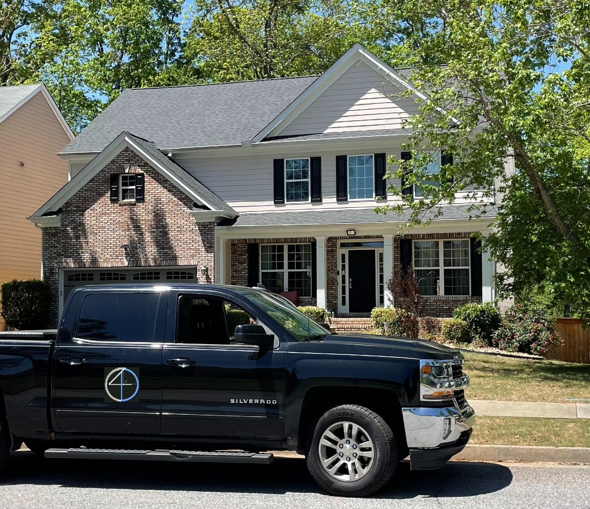 4D Construction truck at a residential project in North Metro Atlanta